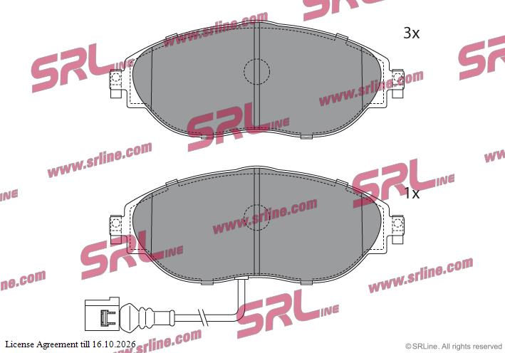 POLCAR, S70-0940, Гальмівні колодки | PASSAT B8 Variant (3