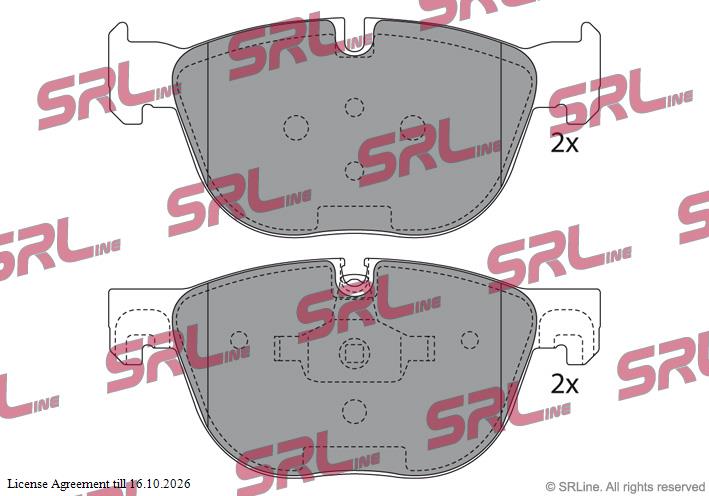 POLCAR, S70-0593, Гальмівні колодки | X5 (E70), 02.06-07.1
