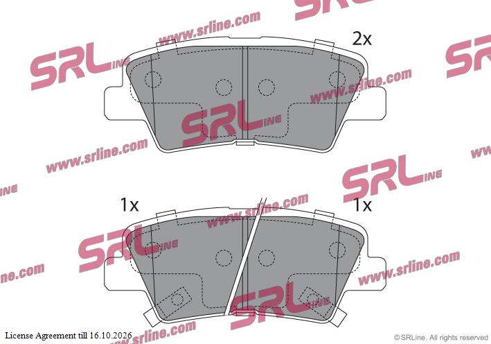 POLCAR, S70-1689, Гальмівні колодки | SOUL II (PS), 02.14-